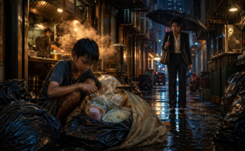 Street Boy Survives on Restaurant Leftovers Until One Woman Stops